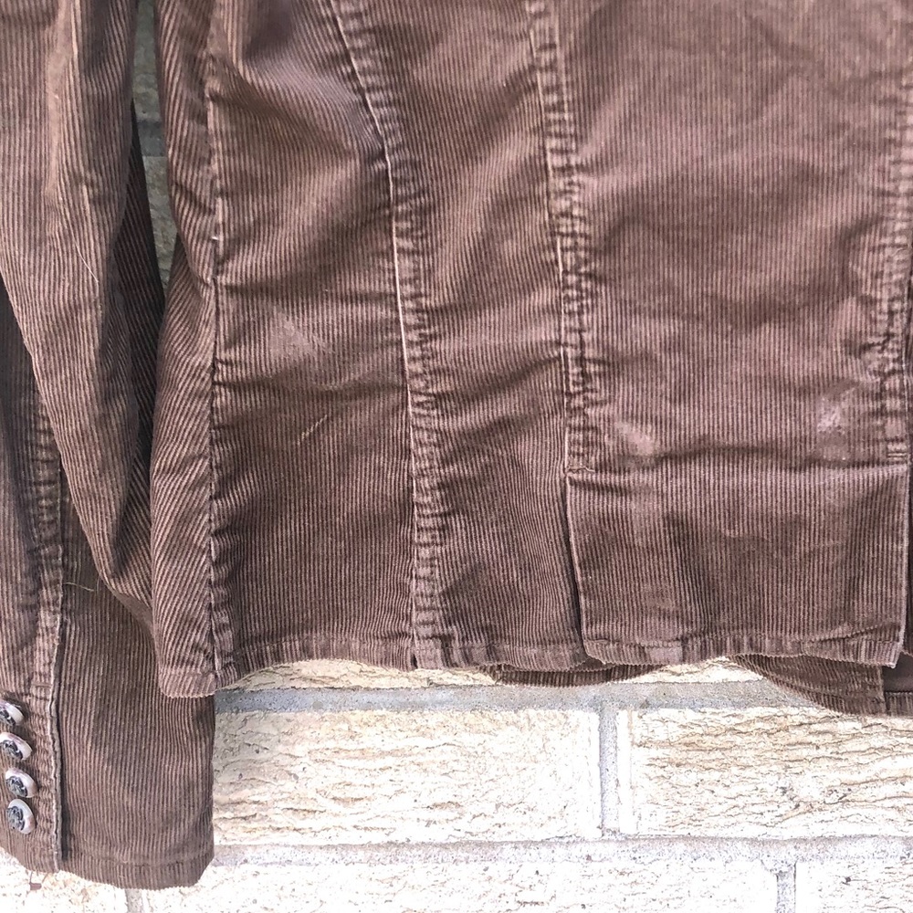 Lauren Ralph Lauren Brown Corduroy Blazer Tailored Fit - Picture 6 of 9